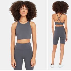 Girlfriend Collective Topanga Bra Smoke